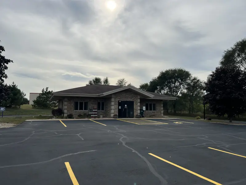 Parking lot sealing and striping