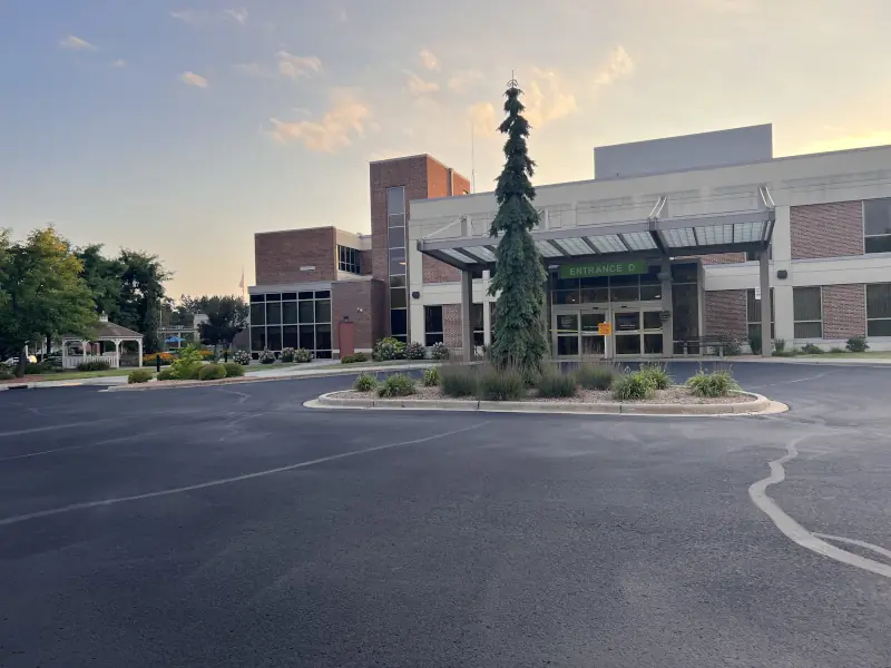 parking lot at a medical location